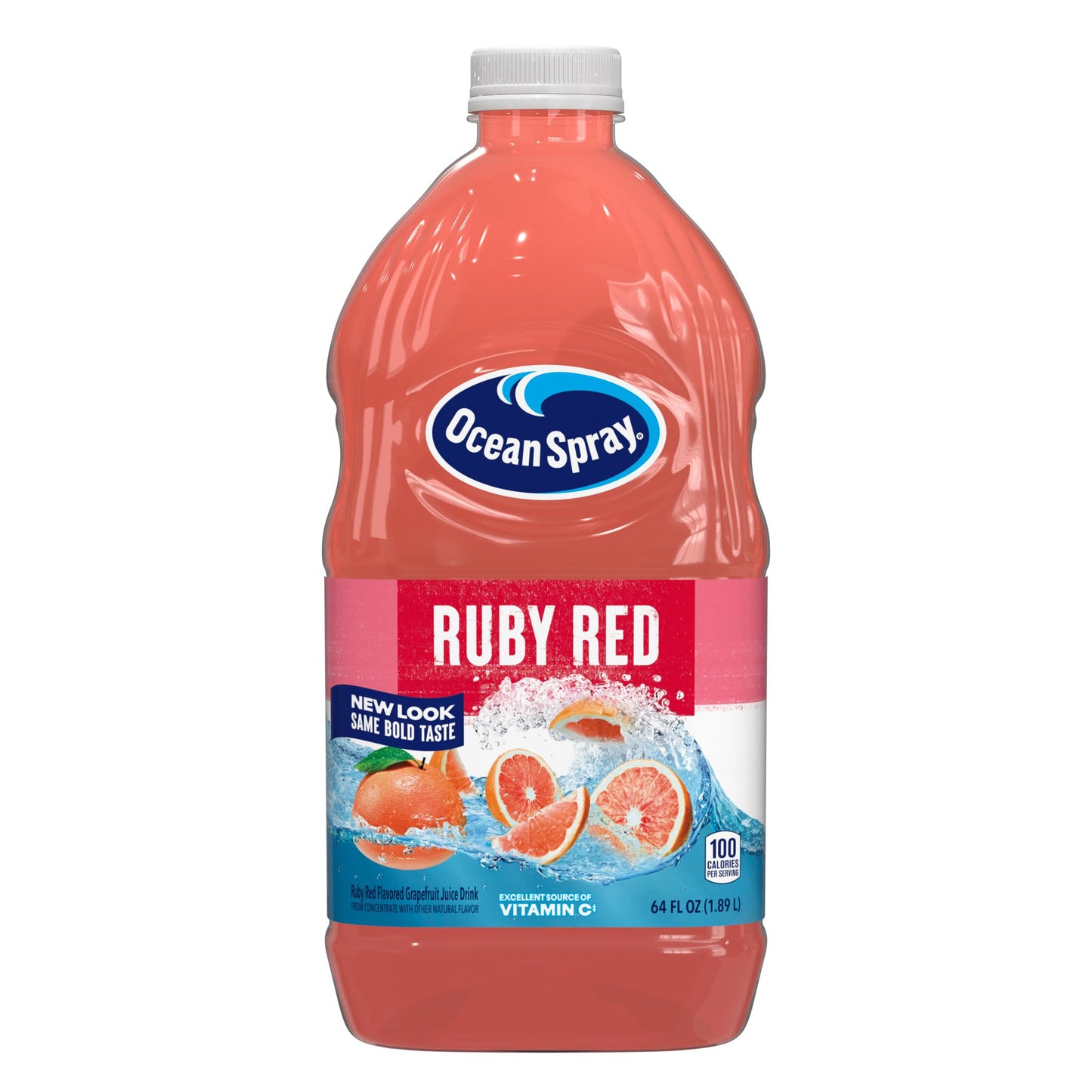 Ocean Spray Ruby Red Grapefruit Juice Drink 64 Fl Oz Bottle