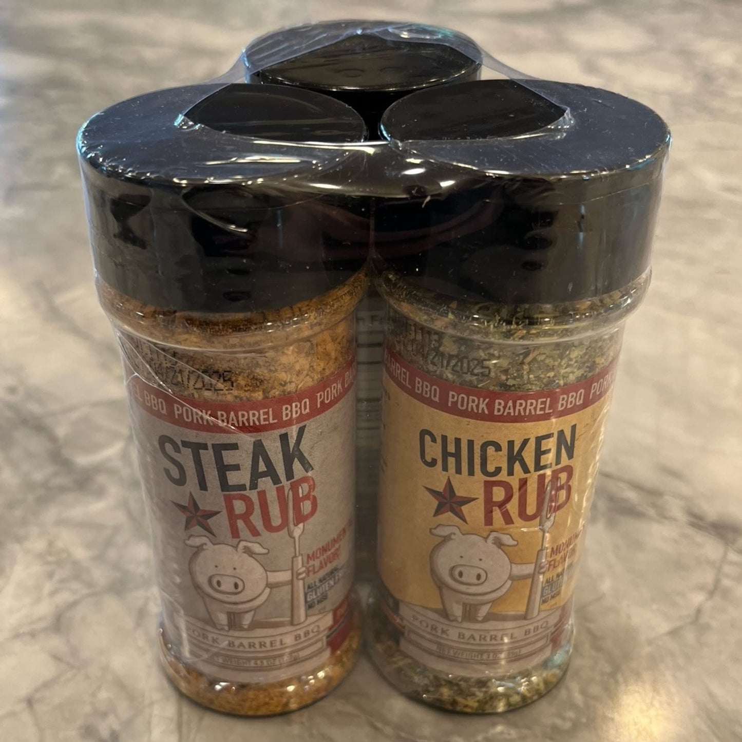 Pork Barrel BBQ Seasoning & Rub Variety Pack – Gluten-Free, Zero Calorie – 3 Piece Assortment
