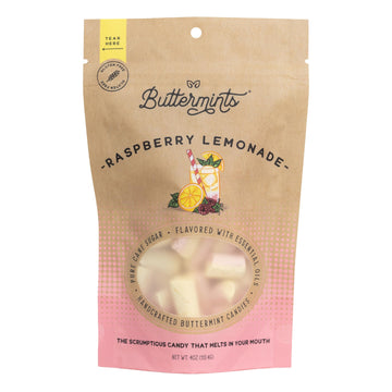Buttermints Raspberry Lemonade, Butter Mints Gluten-Free Candy Soft Butter Taste, Unexpectedly Scrumptious (4 Servings)