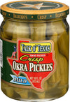 Talk O' Texas Okra Pickles, Mild, 16-Ounce Jars (Pack Of 12)