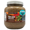 Wilderness Poets, Pecan Butter - Organic, Raw, Bulk Size (64 Ounce - 4 Pound) - Half Gallon Glass Jar