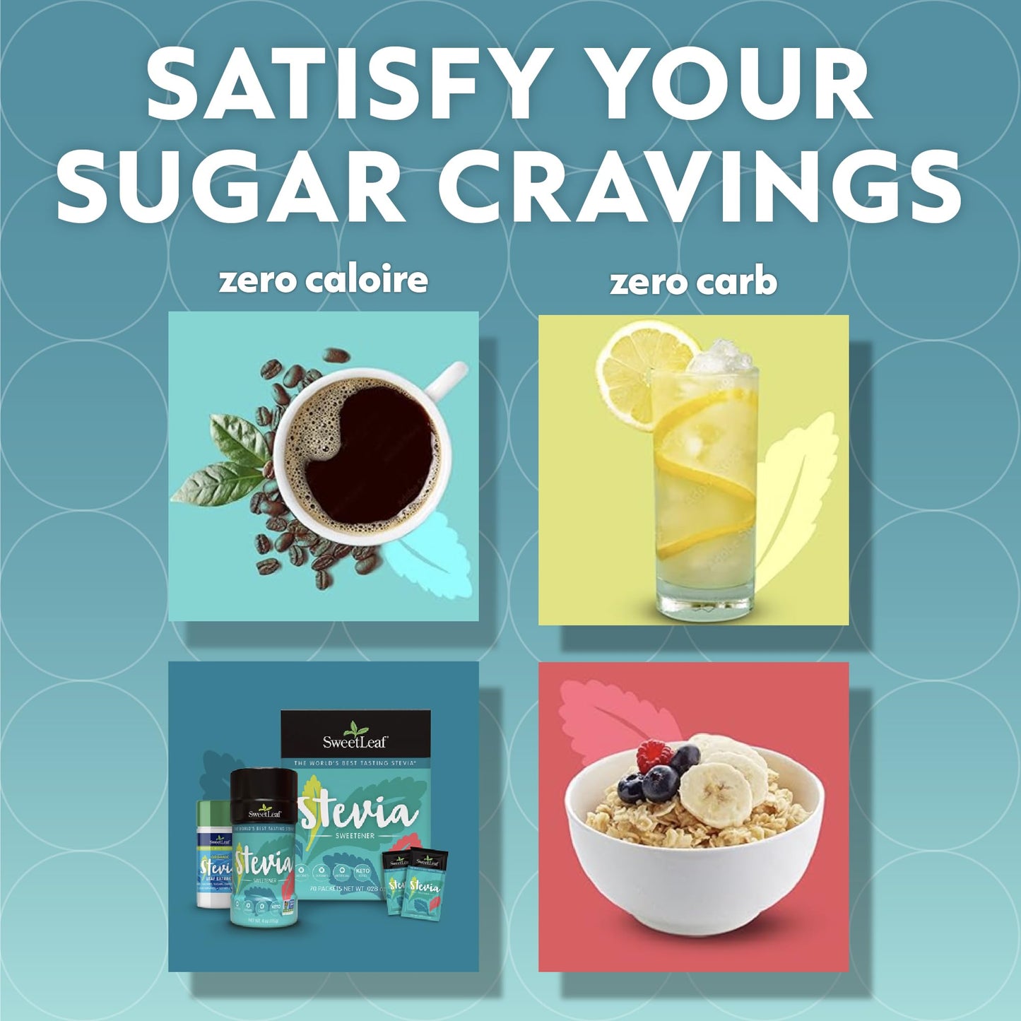 SweetLeaf Stevia Packets 70 Count (Pack of 6)