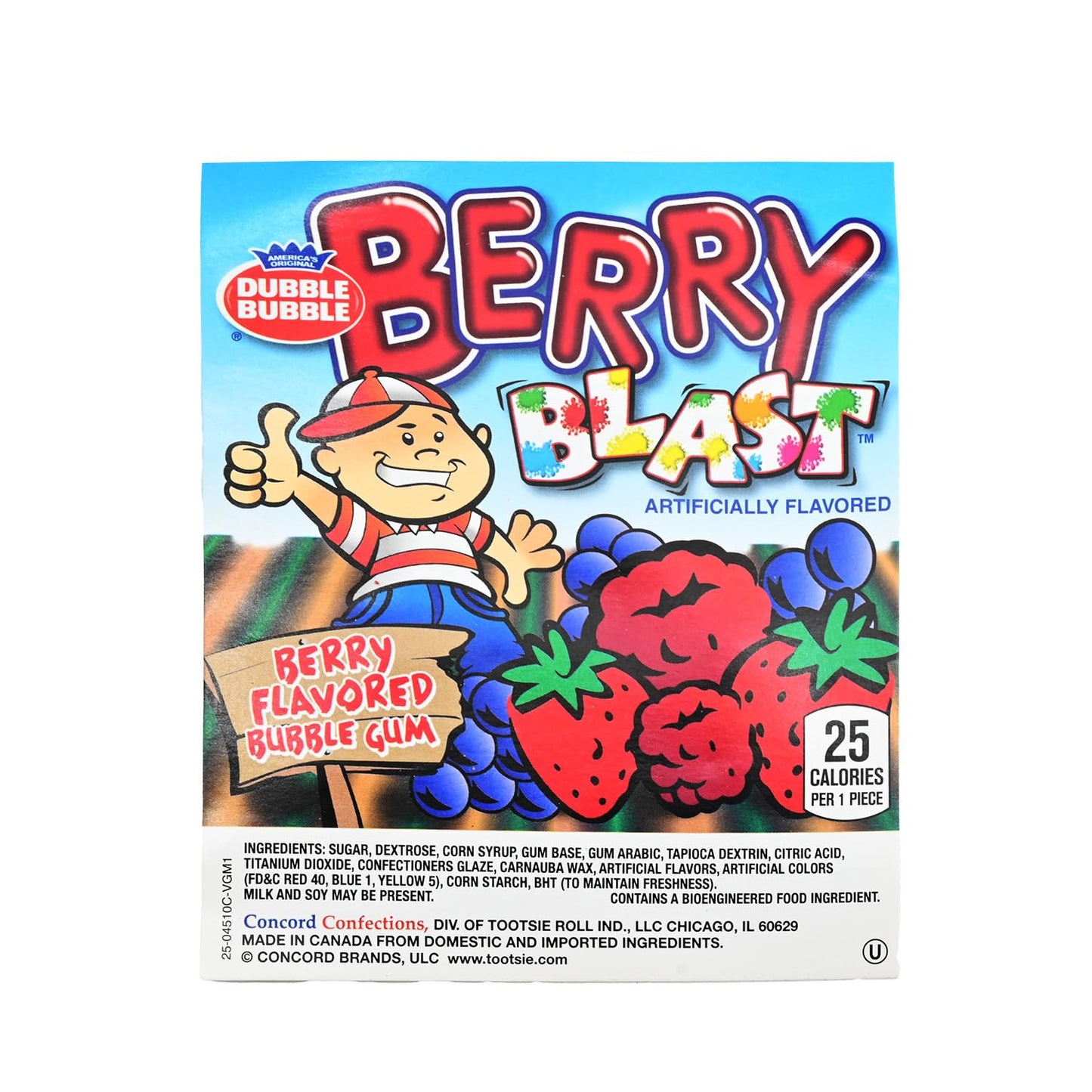 Candy Retailer 3/4 Inch Gumballs (Berry Blast, 1 Lb)