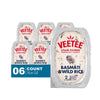 Veetee 6-Pack of Basmati & Wild Rice Steam Filtered 10.6 oz Microwaveable Tray