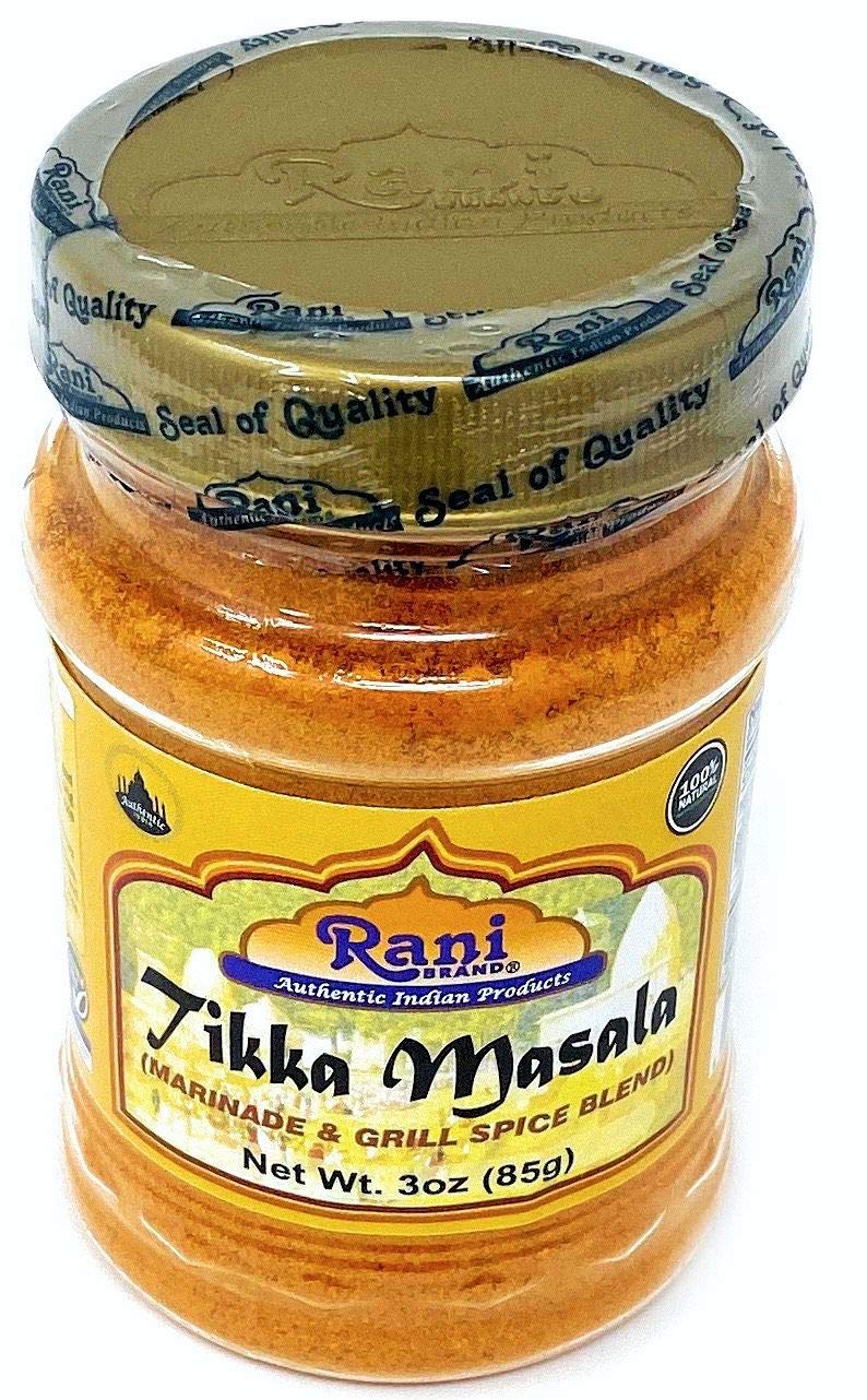 Rani Tikka Masala Indian 7-Spice Blend 3Oz (85G) Pet Jar ~ All Natural | Salt-Free | Vegan | No Colors | Gluten Friendly | Non-Gmo | Indian Origin