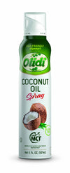 Olidi Coconut Oil 5 oz, 100% Pure Cooking Oil Spray, perfect for healthy Keto snacks, baking, grilling, seasoning, or cooking, o
