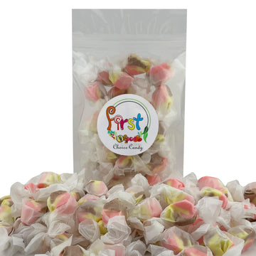 Firstchoicecandy All Flavor Saltwater Taffy (Banana Split, 1 Pound)