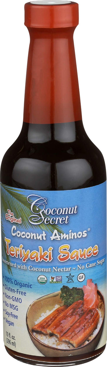 Coconut Secret Organic Coconut Teriyaki Sauce, 10 Fz