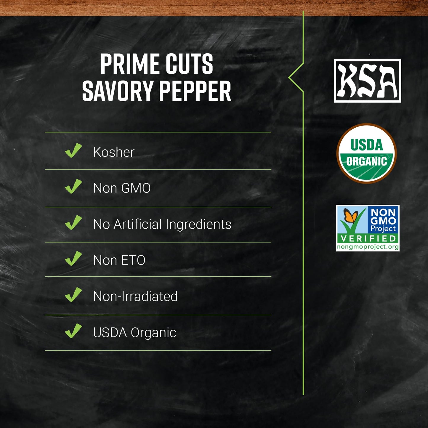 Frontier Prime Cuts Savory Pepper, Organic, 3.99 Ounce