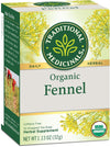 Unknown Herb Tea, 95% Organic Fennel, 16 Bags, Pack of 6, Value Bulk Multi-Pack