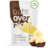 Oats Overnight Chocolate Covered Banana - Overnight Oats With 20G Whey Protein High Fiber Breakfast Protein Shake - Gluten Free Oatmeal Non Gmo High Protein Oatmeal (2.9 Oz Per Meal) (24 Pack)