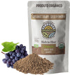 ORGANOVITA | Organic Grape Seed Powder | Blend in Smoothies, Cakes | High Fiber Content, Cold-Pressed Natural Ingredients | Glut