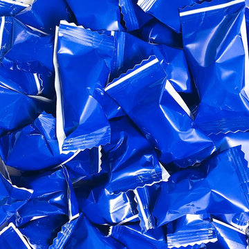 Candy Envy - Blue Wrapped Buttermints - 13 Oz. Bag - 100 Indiv. Wrapped Mints