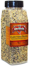 Everything Bagel Seasoning Blend With No Salt By It'S Delish, 20 Oz Large Jar - Premium All Natural Bagel Spice Seasoning Mix Wi