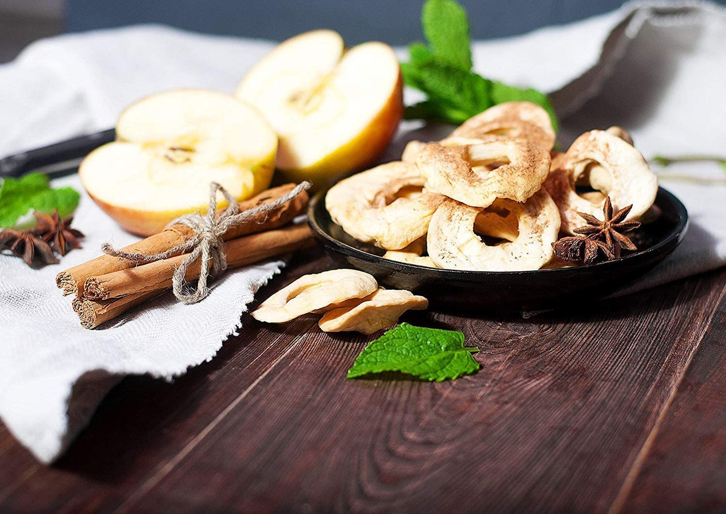 Food to Live Organic Dried Apple Rings, Non-GMO, Vegan, Unsulfured, 10 Pounds