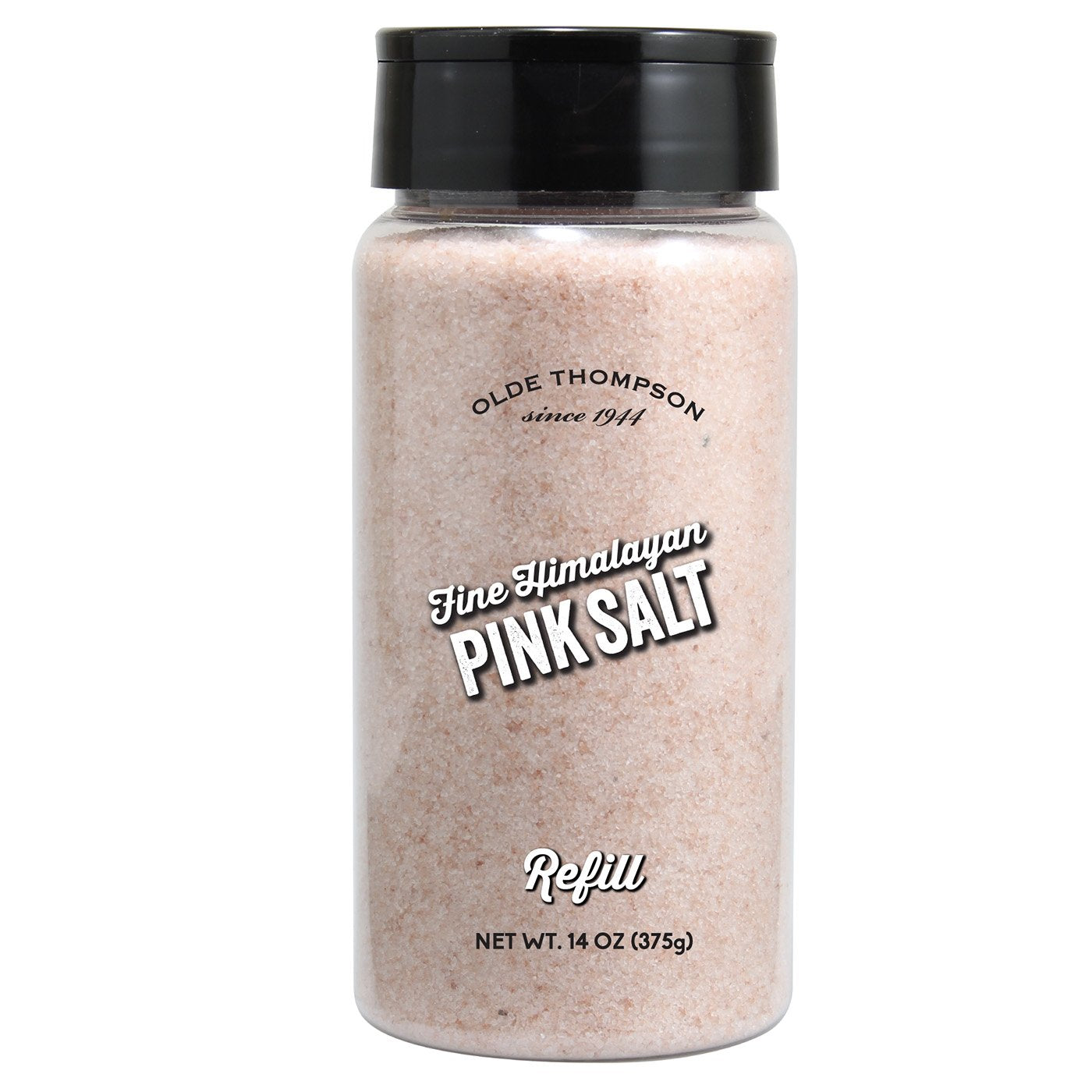 Olde Thompson Himalayan Fine Pink Salt, Fine Ground, Refill For Salt Shaker, 12.5 oz