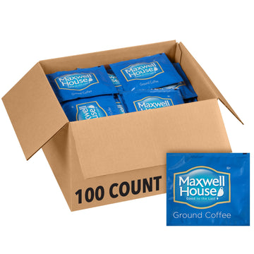 Maxwell House Ground Coffee Filter Packs (100 Ct Pack)