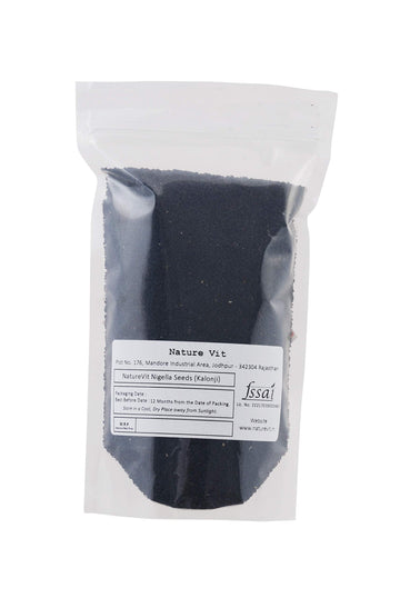 Naturevit Kalonji Seeds, 1.8 Kg | Nigella Seeds | Seeds For Hair Growth | 100% Natural Indian Superfood, Add Flavour To Curries,