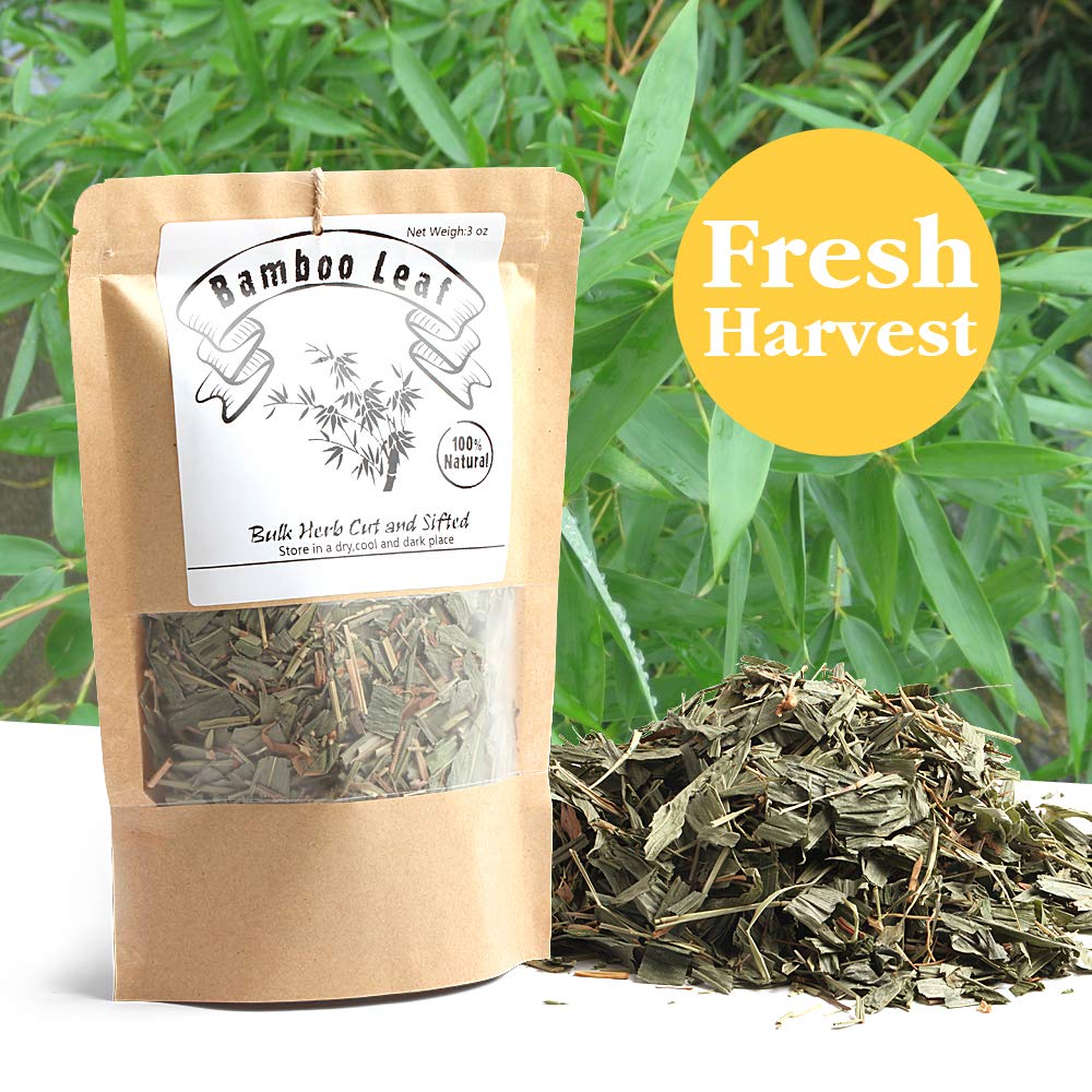 EidolonGreen Bamboo Leaves Tea, Organic Dried Loose Leaves, 3 Ounce Pack