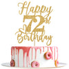 Happy 72Nd Birthday Cake Topper, 72Nd Birthday Decorations For Men/Women, Cheers To 72 Years, Hello 72, 72Nd Happy Birthday Part