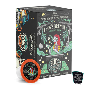 Bones Coffee Company Flavored Coffee Bones Cups Frog'S Breath Flavored Coffee Pods Chocolate Mole Flavor Single-Serve Coffee Pod