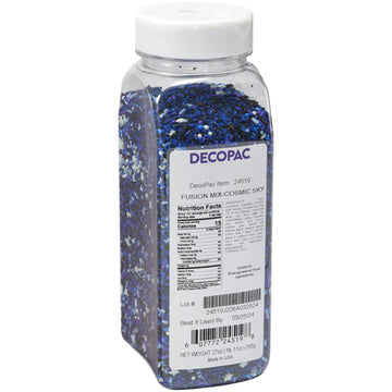 Decopac Cosmic Skies Fusion Mix Candy Sprinkles, 27Oz, Fancy Sprinkles In Handheld Container, Edible Sprinkles For Celebration Cakes, Cupcakes, Cookies And Donuts