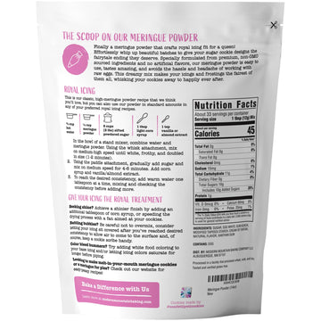 Meringue Powder (14Oz) For Royal Icing, Premium Quality, High Egg White Formula, Create Incredible Royal Icing Or Frosting For S