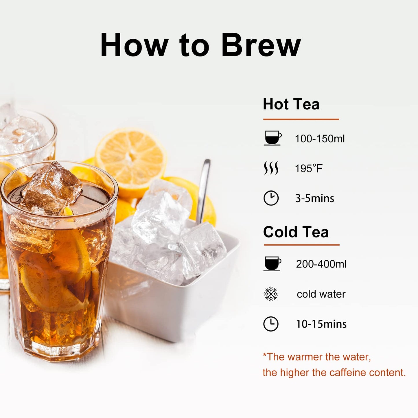 RIANTEA Organic Black Tea Bags - Low Caffeine, Premium Quality, Non-GMO, Biodegradable, Unsweetened, 100% Natural
