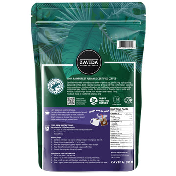 Zavida Hazelnut Vanilla Whole Bean (32 Oz), 32 Ounce, 2 Pound (Pack Of 1)