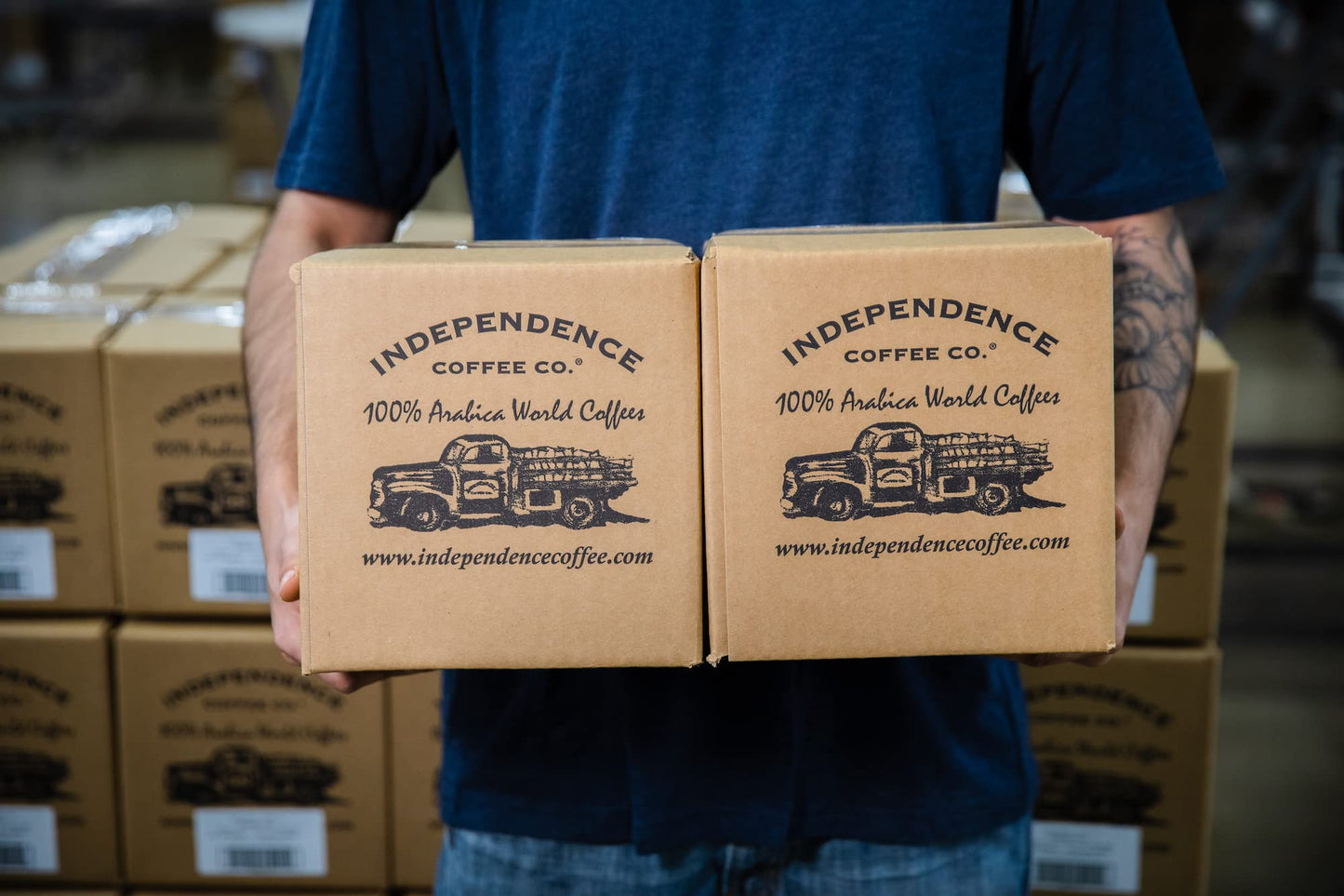 Independence Coffee Co. Dark Roast Whole Bean Coffee, 5 lb Bag, Intense Flavor, Heavy Body