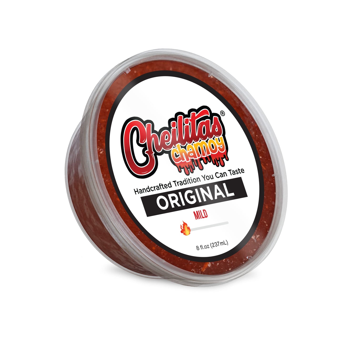 Cheilitas Chamoy Mexican Rim Candy Dip Paste 8 Oz | Hand Crafted For Drinks Mixed Flavors Micheladas Malt Drink And More (Oriflavor Blendal)