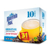 Jamaica Mountain Peak Original 3 in 1 Instant Coffee Mix Coffee Creamer and Cane Sugar (10 Sachets x 20g) Classic Smooth Flavor Rich and Creamy Just Add Water