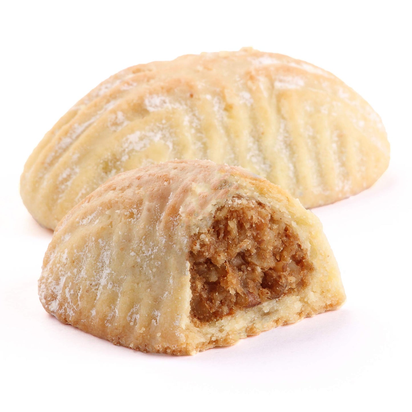 Zalatimo Sweets Since 1860, 100% All Natural Assorted Mamoul Shortbread Cookies, Square Metal Gift Tin, Slightly Sweet Cookies,