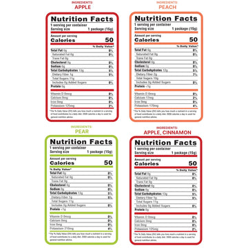 Nature'S Turn Freeze-Dried Fruit Snacks, Orchard Variety Pack Of 16 (0.53 Oz Each)