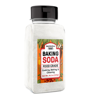 Unpretentious Baking Soda, 2 Cups, Natural Leavening Agent, Convenient Dual-Purpose Shaker Lid
