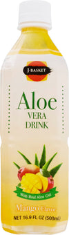 Hapi Aloe Vera Drink, Mango, 16.9 Ounce (Pack of 20)