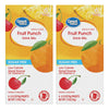 Generic Drink Mix Bundle - Low Calorie Fruit Punch - 2 Pitcher Size Boxes with 6 Packets Each