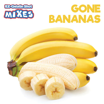 EZ-SQUEEZE Gone Bananas Jello Shot Mix - Gluten-Free Gelatin Powder, 6.78 oz