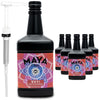 Maya Chai Tea Concentrate, Heritage Recipe, Devi, 64 Ounce (Pack Of 6) With White Pump