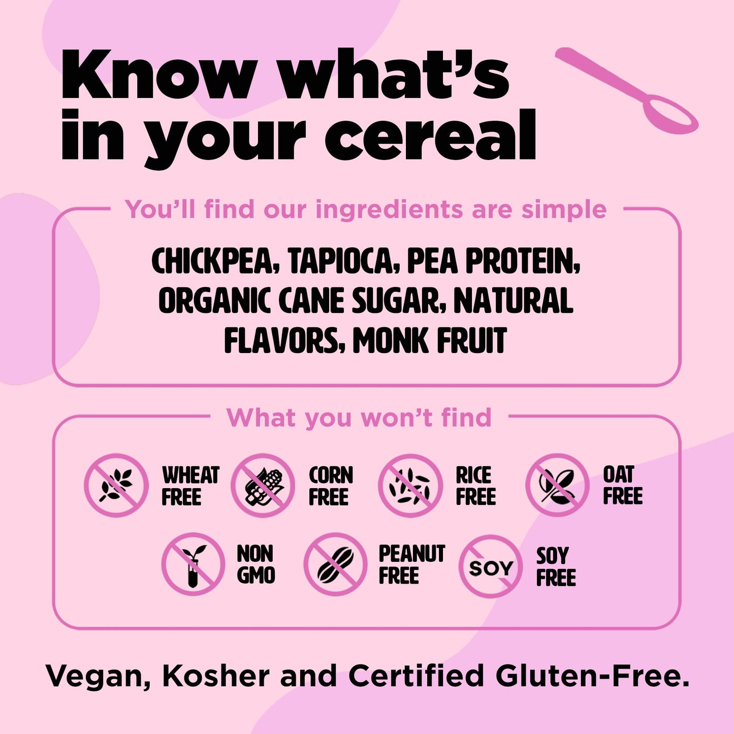 Protein And Gluten Free Breakfast Cereal By Three Wishes (6-Pack) - Marshmallow – 8G Of Protein And 3G Of Sugar Snack - Kosher, Grain-Free, Dairy-Free, Vegan And Peanut-Free - Non-Gmo