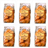 Benne Wafers 6 - Pack Charlestons Traditional Sesame Cookie Snack by Magnolia Acres, Handcrafted Southern Treat, 5 oz Bag Each (