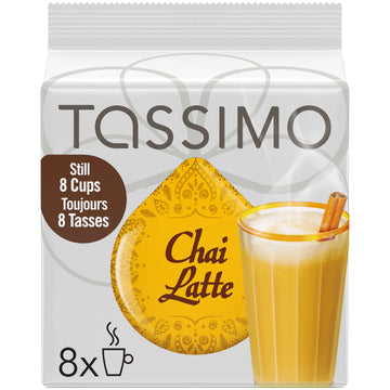 Tassimo Chai Latte T-Discs, Makes 8 Cups, 180 Grams