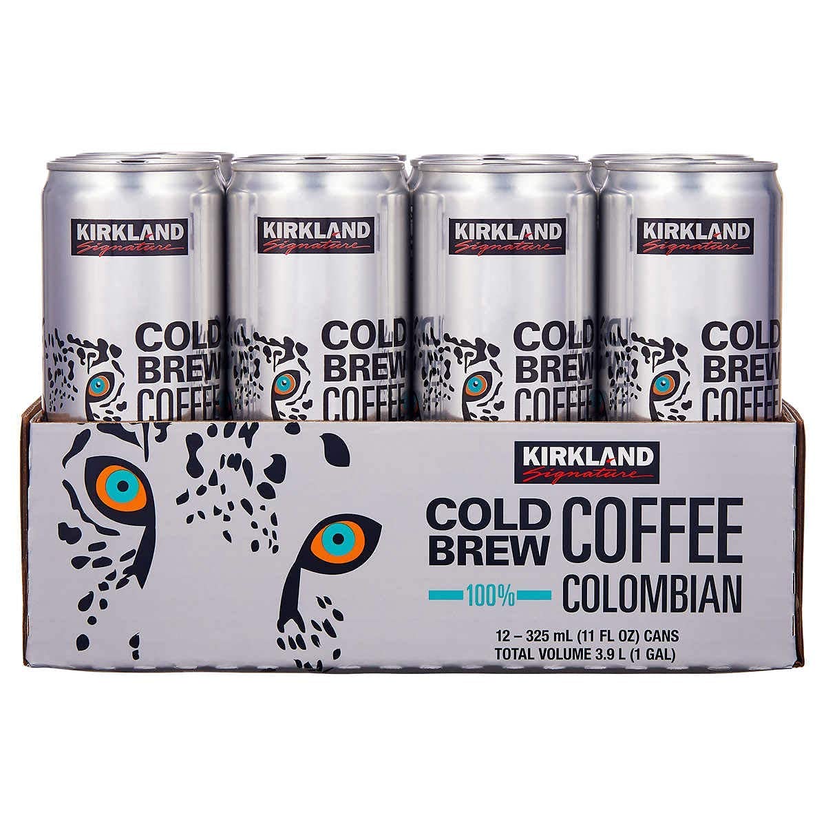 Kirkland Signature Signature Cold Brew Colombian Coffee, 11 Fl Oz (Pack Of 12)