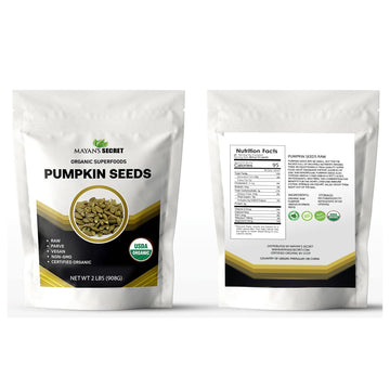 Mayan'S Secret - Raw Pumpkin Seeds Organic, 2 Lbs - Premium Quality | Fresh | Unsalted