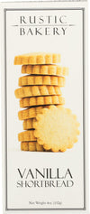 Rustic Bakery Tahitian Vanilla Bean Shortbread Cookies, 4 oz, Brown, Model 58012