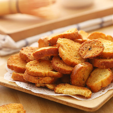 Bread slices 3.24oz garlic bread slices Salty snack Snacks Afternoon Tea Snacks Garlic cookies (92g/ bag)