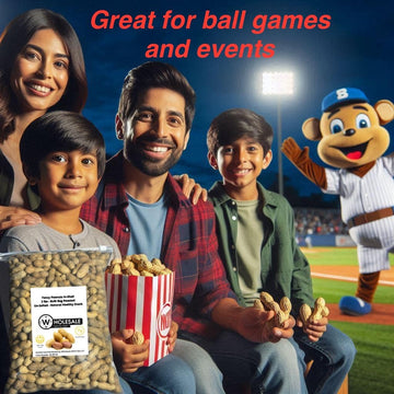 In-Shell Peanuts Fancy, Roasted Unsalted, 2 Lbs Bulk Bag With Bonus Nut Cracker, Usa Grown, A Natural Healthy Snack