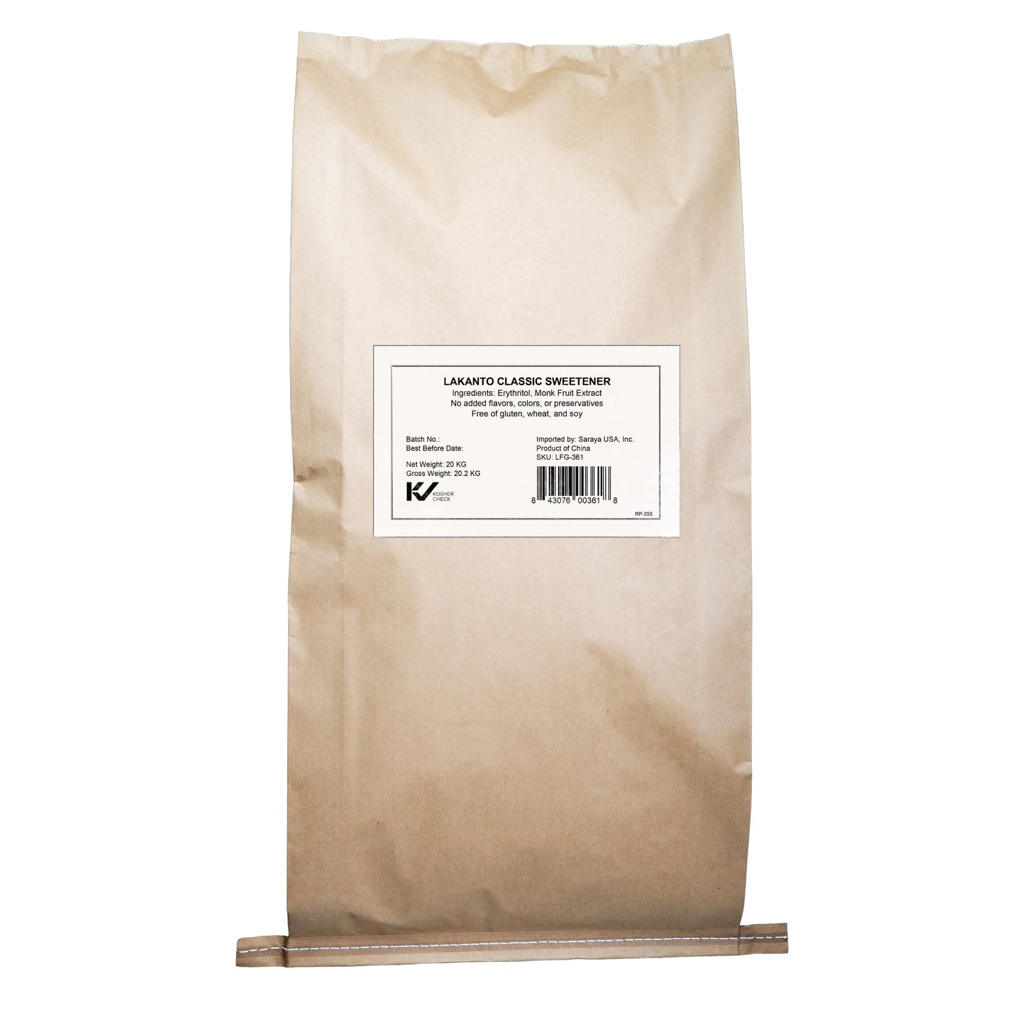 Lakanto Bulk Classic Monk Fruit Sweetener with Erythritol - Bulk White Sugar Substitute, Baking, Extract, Sugar Replacement (Cla