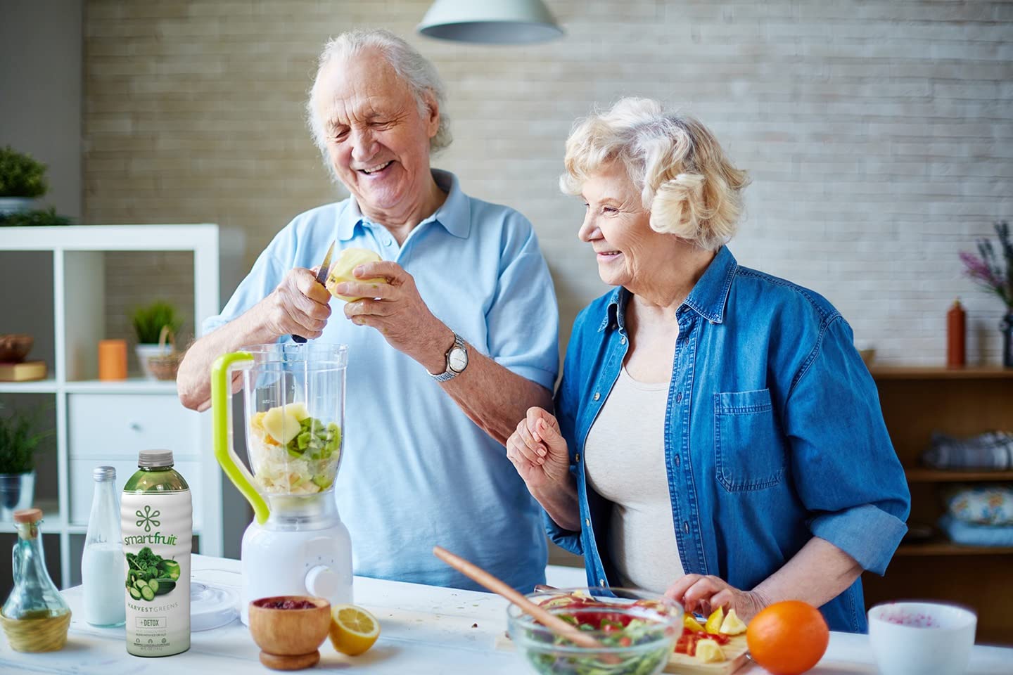 Smartfruit Harvest Greens + Detox, 100% Real Fruit Pur E (Smoothie Mix) No Added Sugar, Non-Gmo, No Additives, Vegan, Family Si