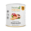 Ready Harvest Freeze Dried Peaches, Gluten Free Fruit Snacks, 1 CAN, 25-Year Shelf Life